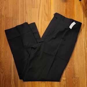 Stafford Travel Classic Fit 40x32 Black Suit Pants